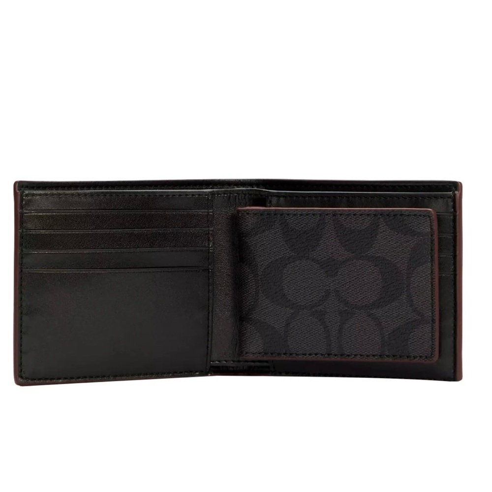 Coach Wallet Boxed 3 in 1 Wallet Gift Set in Signature Canvas - Picture 4 of 7
